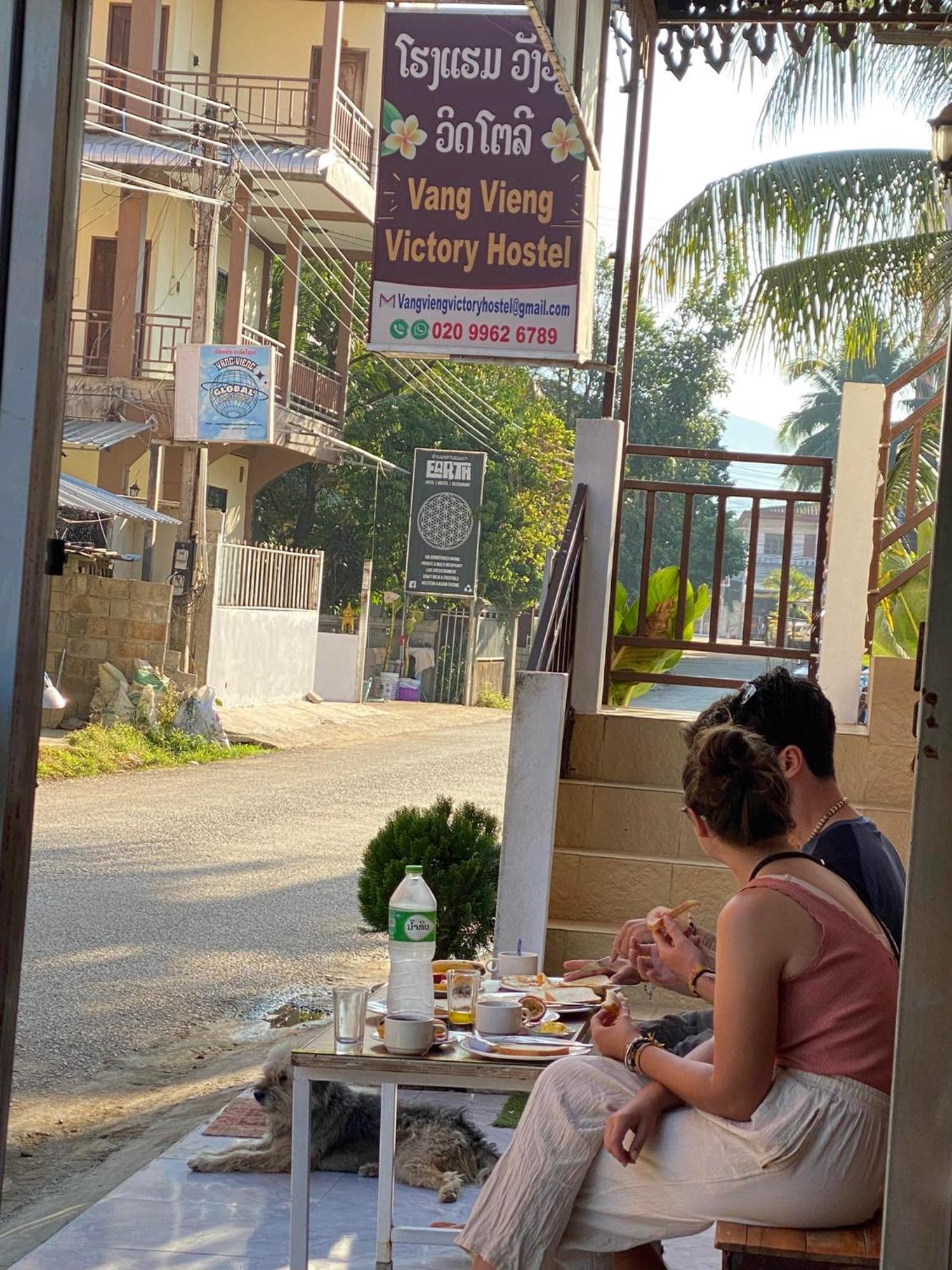 Vang Vieng Victory Hostel Esterno foto